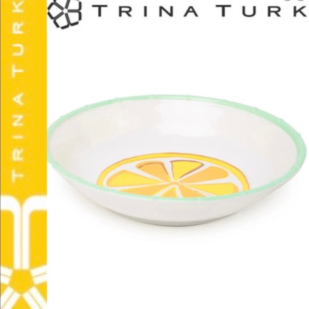 FINAL PRICE Brand New Trina Turk Melamine Serving Bowl 7 available NEVER USED